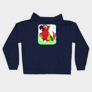 loro, amante de los loros, loro regalo, dueño de loro, loro gracioso, parrot, parrot lover, parrot gift, parrot owner, parrot funny Kids Hoodie